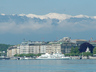 Photo ID: 000356, Mountains rising behind Geneva (79Kb)