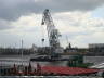 Photo ID: 007192, A crane down the Elbe (73Kb)