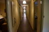 Photo ID: 047831, Looking down hut 8's corridor (107Kb)