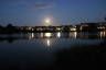 Photo ID: 066493, An almost full moon over the town (77Kb)